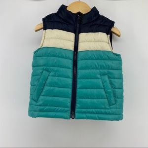 Crazy 8 puffer vest - 2T